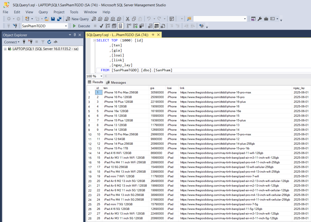 SanPham_TGDD_Database
